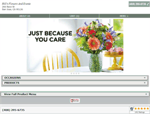 Tablet Screenshot of hillsflowers.net